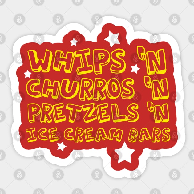 WDW Foods 2 Sticker by PopCultureShirts